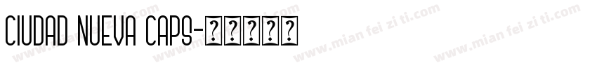 Ciudad Nueva CAPS字体转换